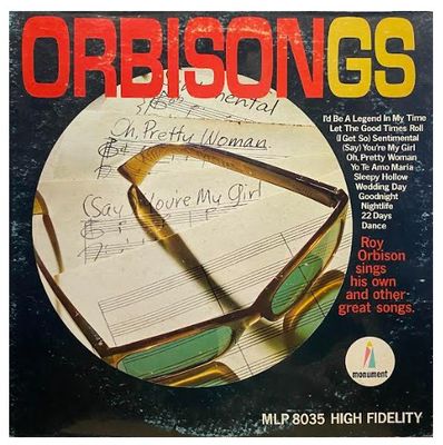 Orbison, Roy / Orbisongs / Monument MLP-8035