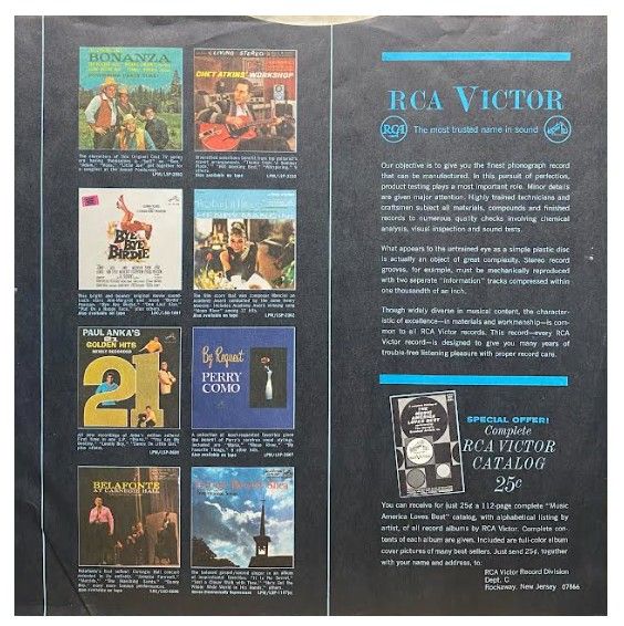 Rca Victor / The Most Trusted Name in Sound / RCA 21-112-1-43