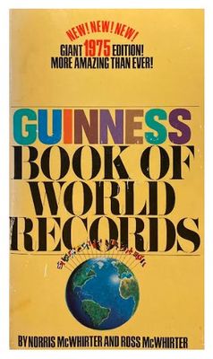 McWhirter and McWhirter / Guinness Book of World Records / 1975