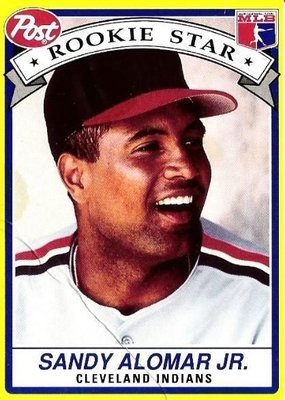 Alomar, Sandy (Jr.) / 1991 Cleveland Indians / Post #6 of 30