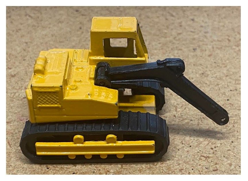 Zee Toys / Hydraulic Excavator / #P314 - Yellow