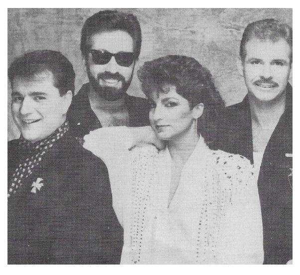 Estefan, Gloria--Miami Sound Machine / Group Photo, Gloria 2nd from Right / 1986