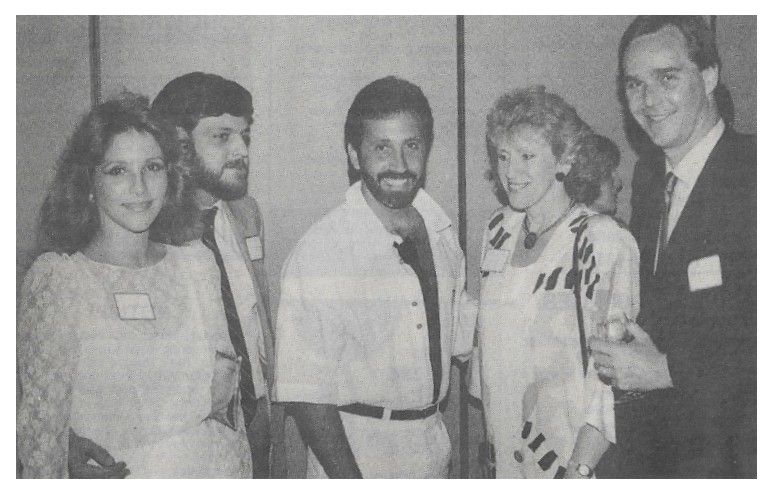 Estefan, Emilio / Standing-with 4 Others-Shirt Open / 1986
