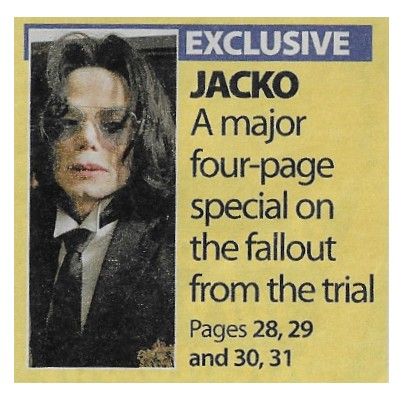 Jackson, Michael / Fallout From the Trial / 2005