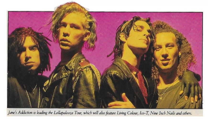 Jane's Addiction / Leading the Lollapalooza Tour / 1991