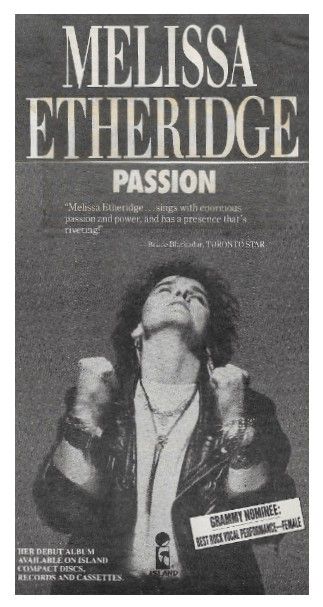 Etheridge, Melissa / Melissa Etheridge--Passion / 1989