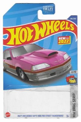 Hot Wheels / Matt and Debbie Hay's 1988 Pro Street Thunderbird / 2022