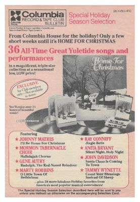 Columbia Record and Tape Club / Various Artists: Home for Christmas / 1980