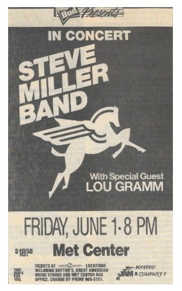 Miller, Steve (Band) / Met Center / 1990