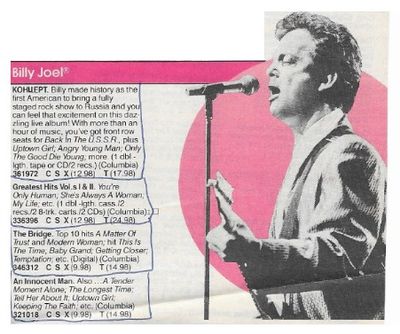 Joel, Billy / Kohuept / 1988