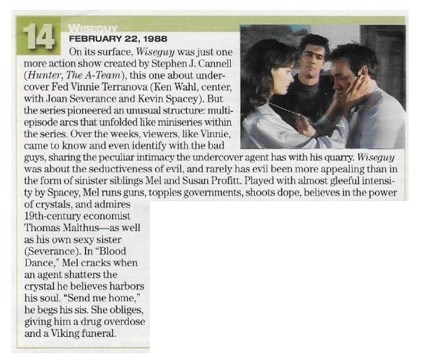 Spacey, Kevin--Ken Wahl--Joan Severance / Wiseguy / 1988