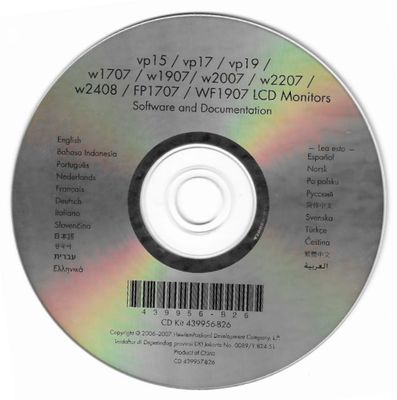 Hewlett-Packard / Software and Documentation / 2006-2007