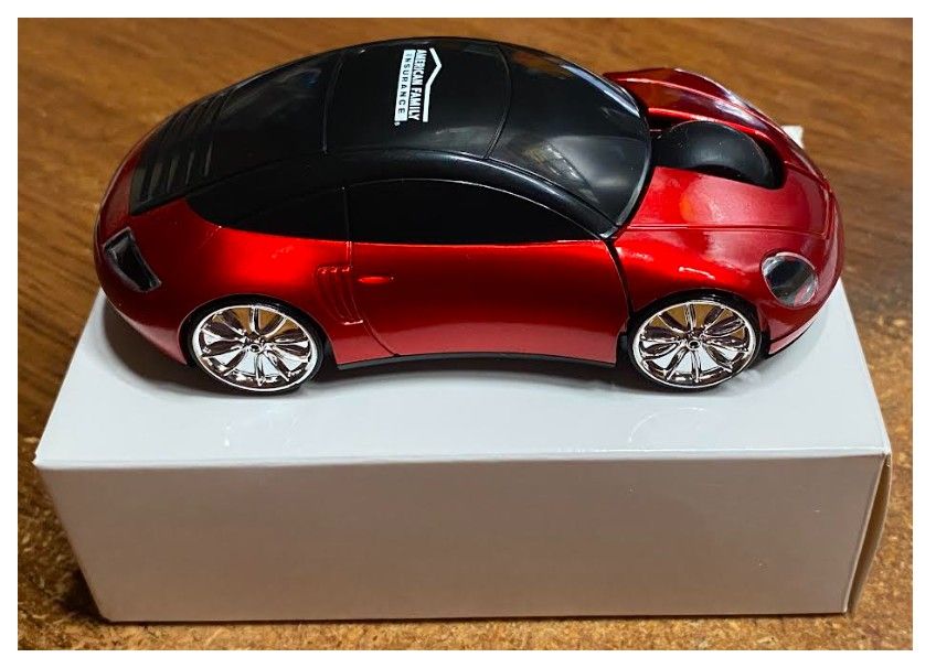 American Family / Wireless Car Mouse / Red