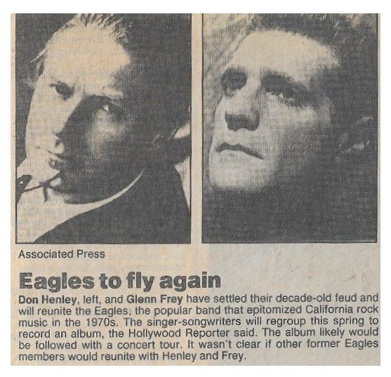 Eagles / Eagles To Fly Again / 1994