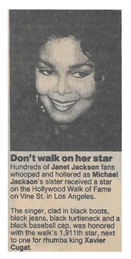 Jackson, Janet / Don't Walk On Her Star / 1990