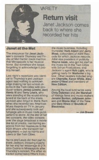 Jackson, Janet / Janet at The Met / 1990