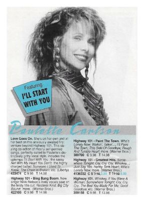 Carlson, Paulette / Love Goes On / 1991