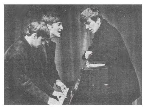 Beatles, The / Ringo, John + George Gathered 'Round Piano / Early 1960s