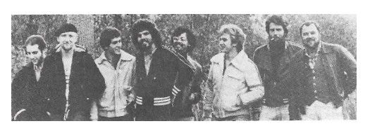 Blood, Sweat + Tears / Group Photo--Outdoors--Wearing Jackets / 1970
