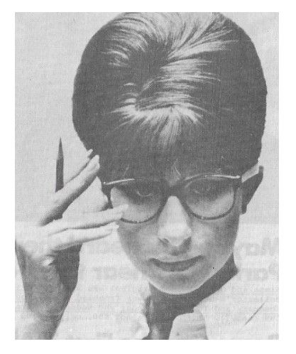Streisand, Barbra / Closeup--Wearing Glasses--People Era / 1964