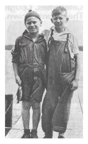 Ford, Gerald / Fishing as a Boy with Friend