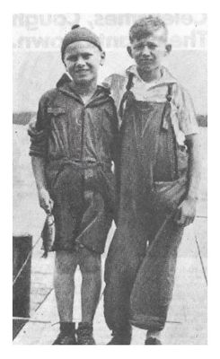 Ford, Gerald / Fishing as a Boy with Friend