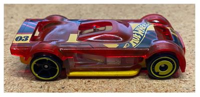 Hot Wheels / Mach It Go / Clear Red