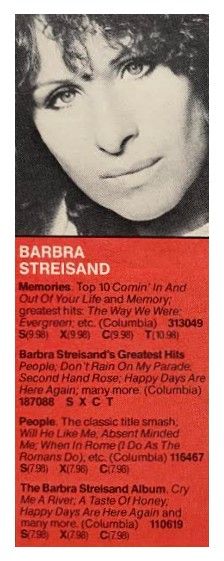 Streisand, Barbra / Memories / 1981