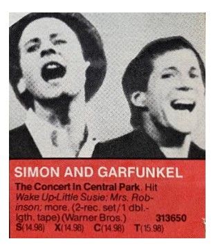 Simon + Garfunkel / The Concert in Central Park / 1982
