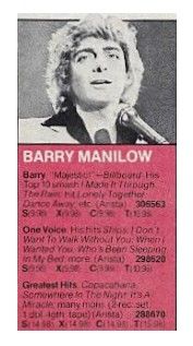 Manilow, Barry / Barry / 1980