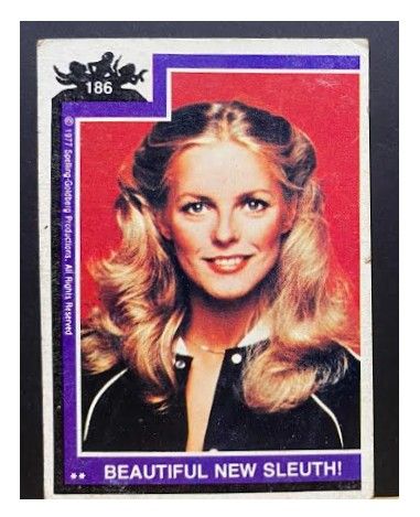 Charlie's Angels / Beautiful New Sleuth! / O-Pee-Chee #186 / 1977