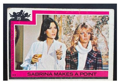 Charlie's Angels / Sabrina Makes a Point / O-Pee-Chee #25 / 1977