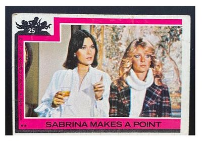 Charlie's Angels / Sabrina Makes a Point / O-Pee-Chee #25 / 1977