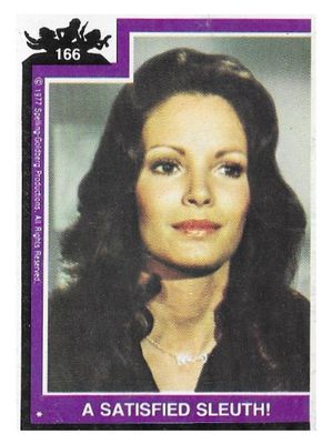 Charlie's Angels / A Satisfied Sleuth! / O-Pee-Chee #166 / 1977