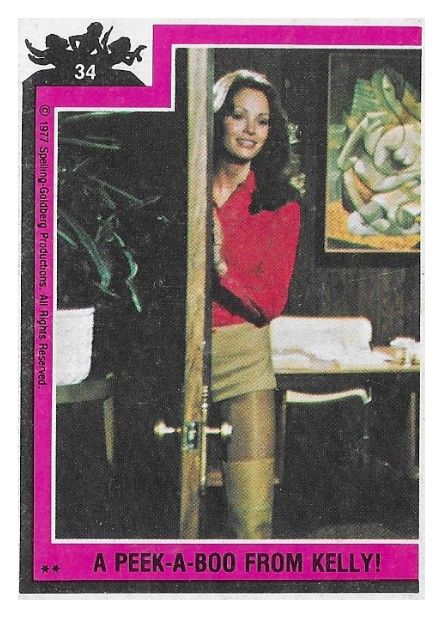 Charlie's Angels / A Peek-A-Boo From Kelly! / O-Pee-Chee #34 / 1977