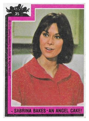 Charlie's Angels / Sabrina Bakes-An Angel Cake! / O-Pee-Chee #35 / 1977