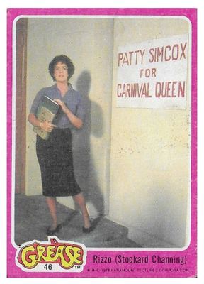 Grease / Rizzo (Stockard Channing) / Topps #46 / 1978