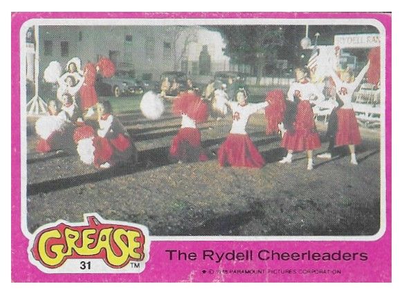 Grease / The Rydell Cheerleaders / Topps #31 / 1978