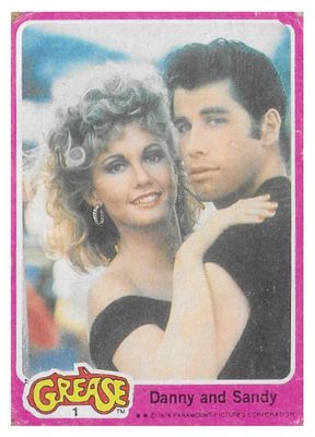 Grease / Danny and Sandy / Topps #1 / 1978