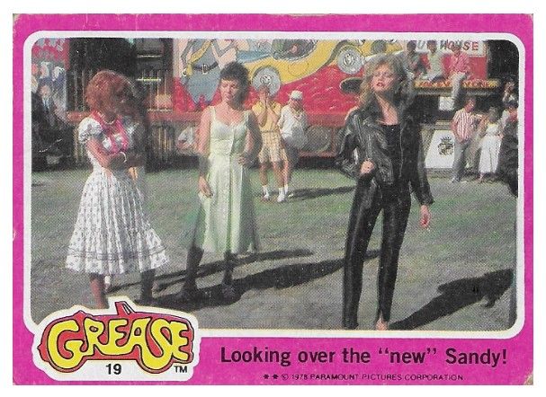 Grease / Looking Over the "New" Sandy! / Topps #19 / 1978