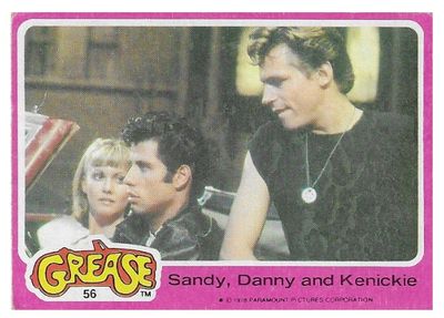 Grease / Sandy, Danny and Kenickie / Topps #56 / 1978