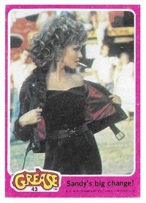 Grease / Sandy's Big Change! / Topps #43 / 1978