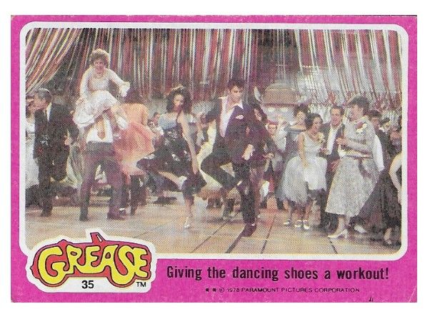 Grease / Giving the Dancing Shoes a Workout! / Topps #35 / 1978