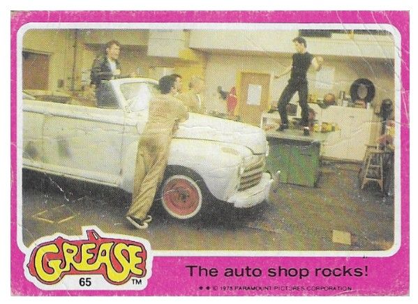 Grease / The Auto Shop Rocks! / Topps #65 / 1978