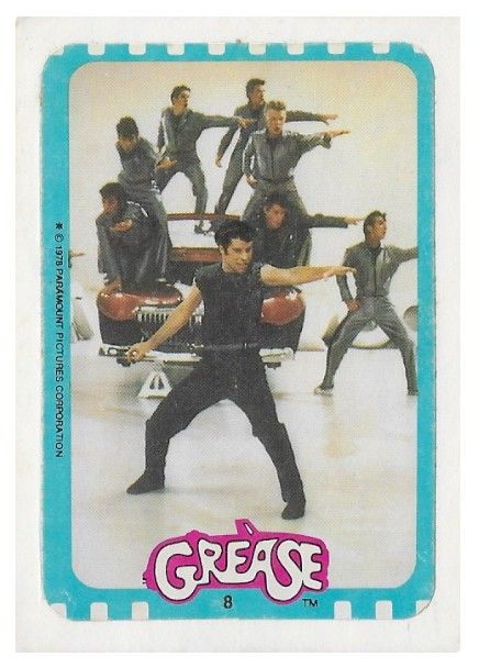 Grease / The Thunderbirds! / Topps #8 / 1978