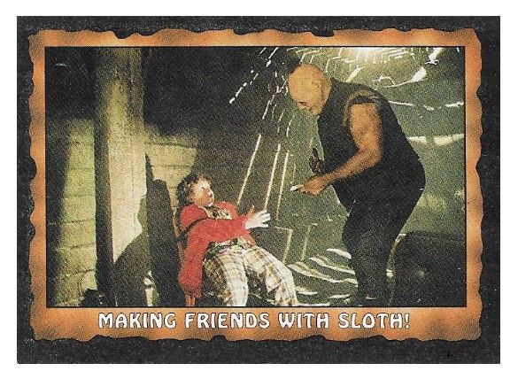 Goonies, The / Making Friends with Sloth! / Topps #31 / 1985