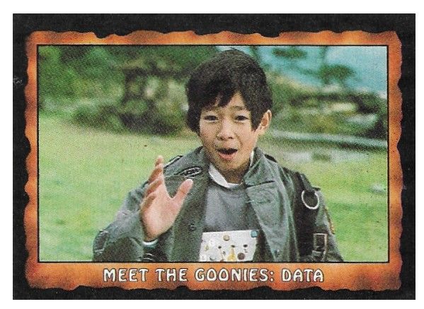 Goonies, The / Meet The Goonies: Data / Topps #4 / 1985