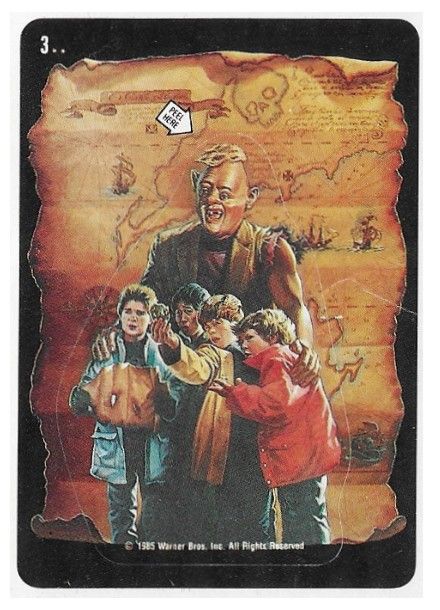 Goonies, The / Movie Poster / Topps #3 / 1985