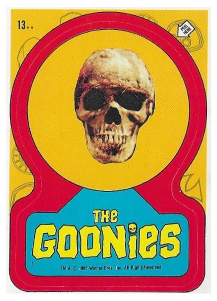Goonies, The / Skull / Topps #13 / 1985