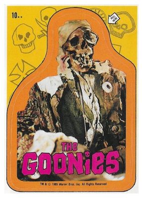 Goonies, The / One-Eyed Willie / Topps #10 / 1985
